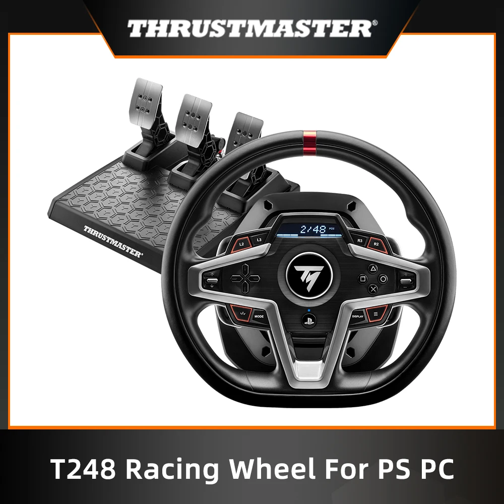 Thrustmaster-Rueda de carreras T248 para consola PS5 y PS4, nuevo