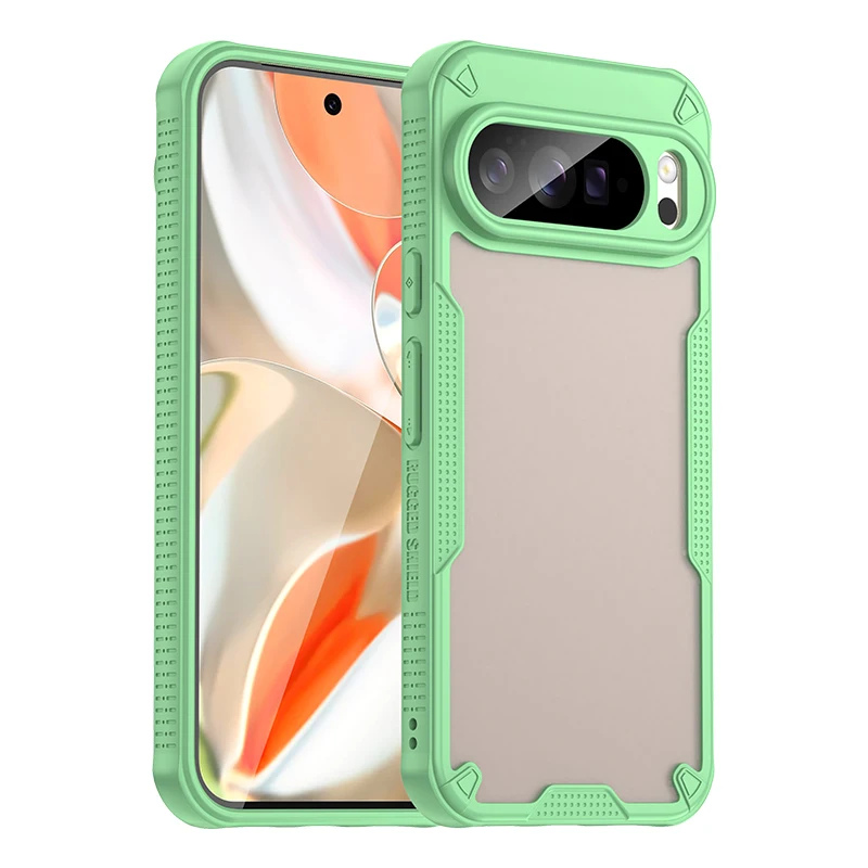 ELVEV Armor Series Scratch-Proof Translucent Matte Phone Case with Hard PC and Soft TPU