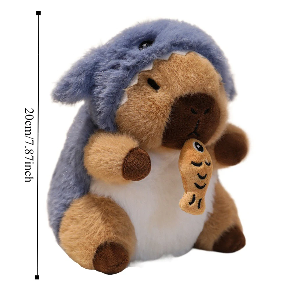 Creative Cockroach Capybara Plush Toy Fluffy Brown Capybara Plush Doll Cute Animal Capybara Stuffed Doll Friends Holiday Present
