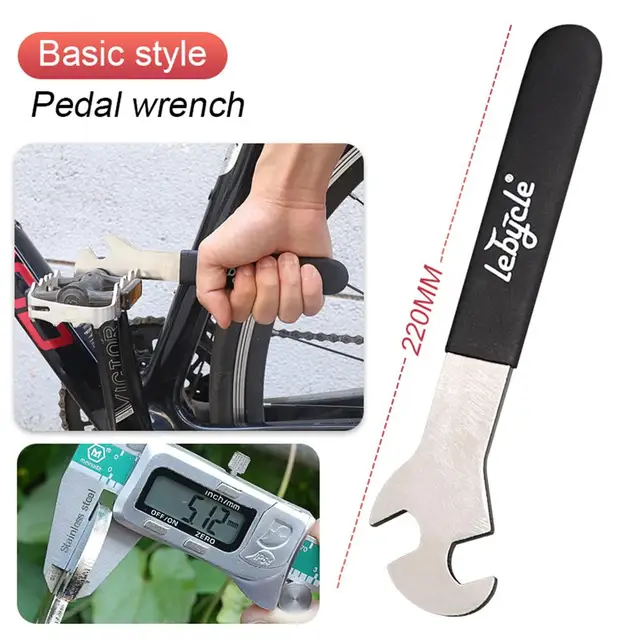 15mm Professional Bicycle Pedal Wrench Pedal Spanner With Long Handle