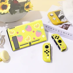 Enhanced Protective Case for OLED - Handheld Separable Shell and Game Accessories (Yellow)