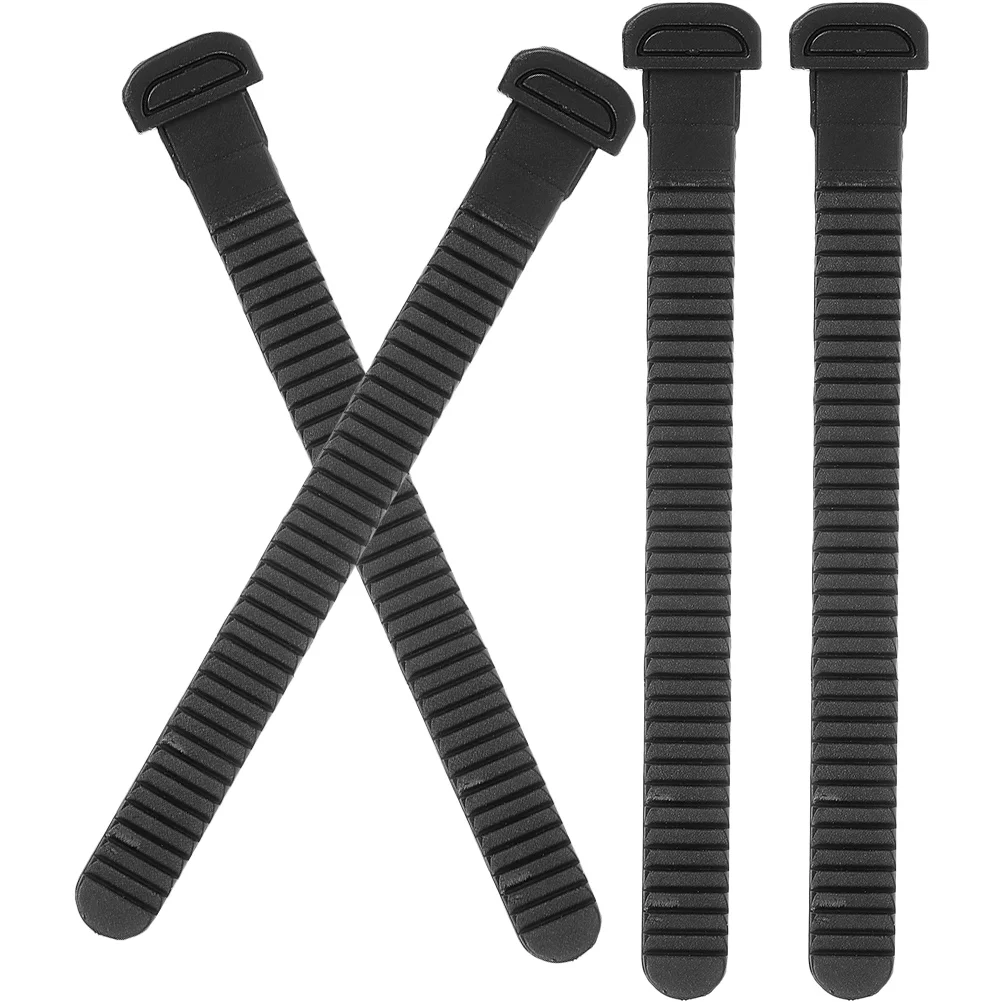 

4 Pcs Roller Skate Leash Speed ​​skating Straps Shoes Fixing Roller Supplies Accessories Plastic Buckle Replaceable