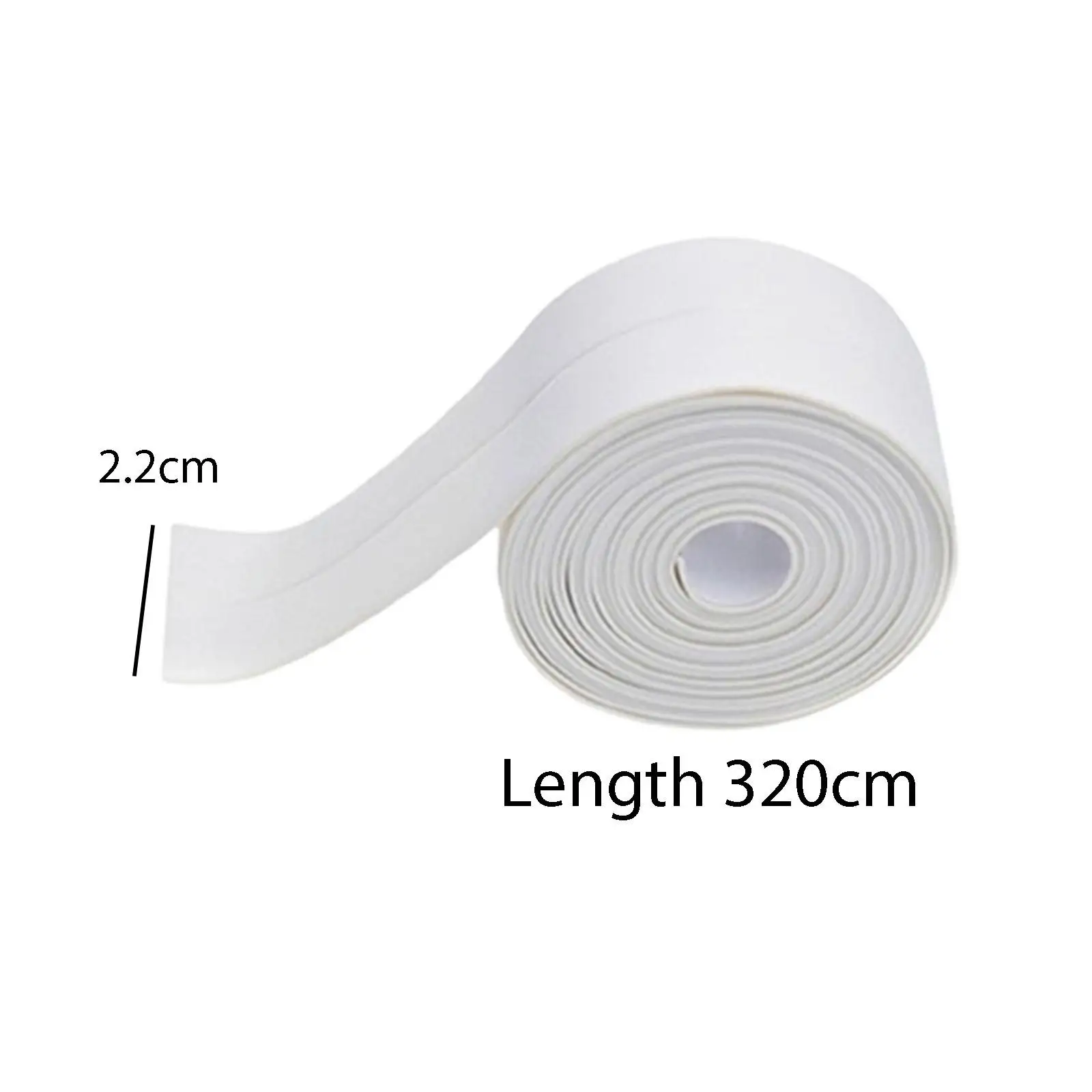 Bath Kitchen Caulk Tape Sealant Tape Kitchen Waterproof Wall Edge Protector PVC Toilet Sealant Countertop Caulk Strip Tape