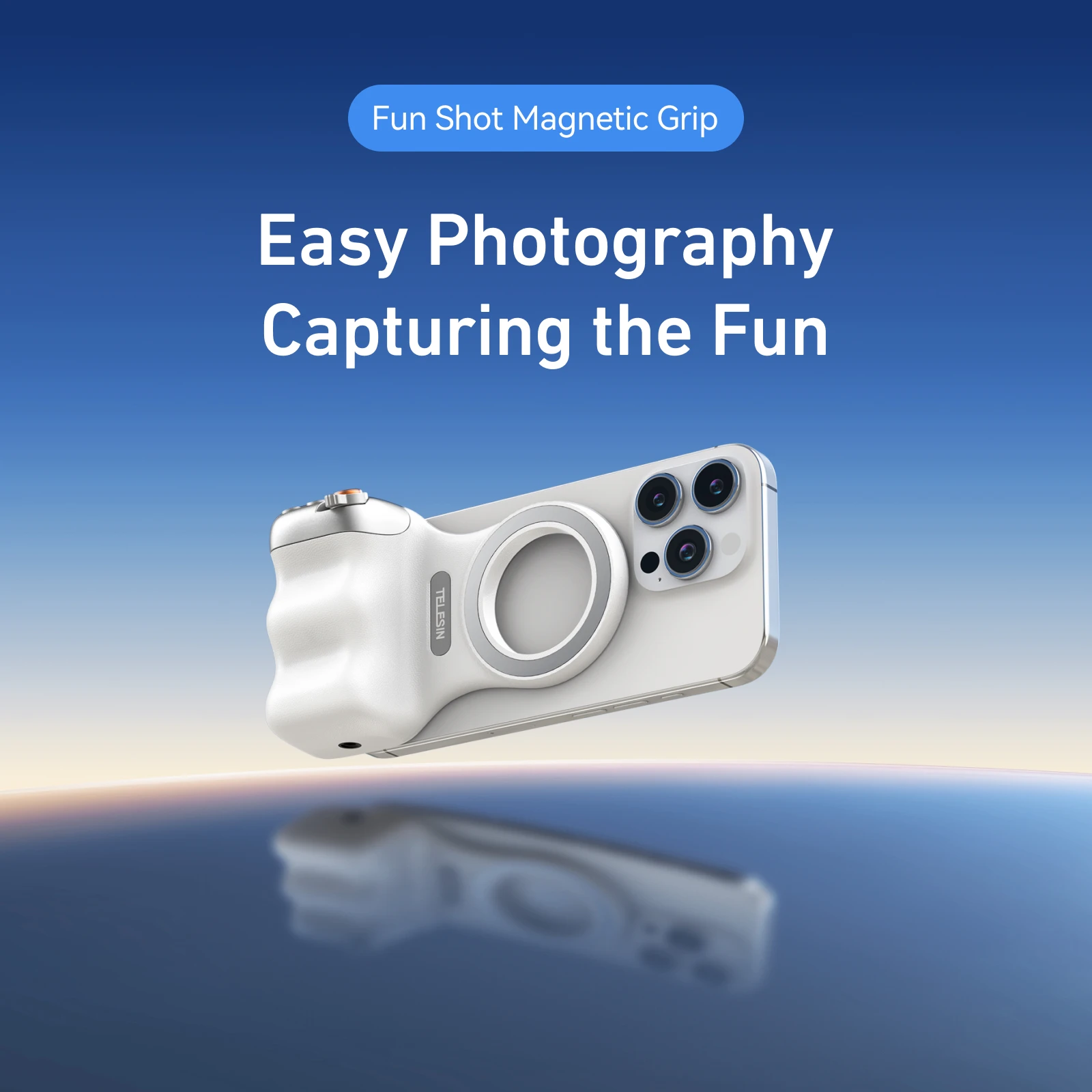 Magnetische smartphone-grip, telefooncamera-handvat met afneembare bluetooth-afstandsbediening, telefoonhouder voor iPhone selfies triop met /4 inch koude schoen (paars Magnetische smartphone-grip, telefooncamera-handvat met afneembare bluetooth-afstandsbediening, telefoonhouder voor iPhone selfies triop met /4 inch koude schoen (paars