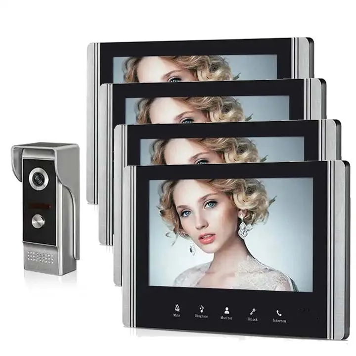 

New Arrival 7 Inch Wifi Intercom System Video Door Phone Intercom System IR Night Vision Doorbell Camera phone Remote Unlock 1V4