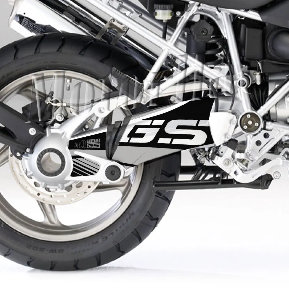 3M 오토바이 스윙 암 스티커 트리플 블랙 40 년 GS 회전 샤프트 데칼 R1200 GS 2004-2012 R1200GS Adv 2004-2013