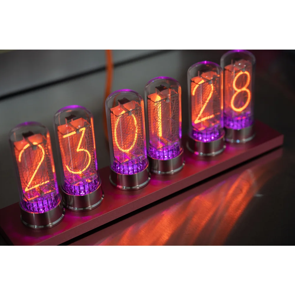 New Production DGM01(Copy IN18) Glow Tube Clock 2