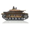 HENG LONG 1/16 7.0 Customized Panzer III H RTR RC Tank 3849 Metal Tracks Wheels Steel Sprocket Wheels BB Shooting Yellow TH17369 5