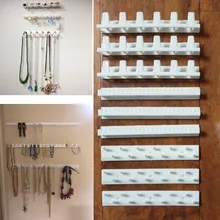 

9pcs/set Paste Wall Hanging Storage Jewelry Hooks Jewelry Display Organizer Earring Ring Necklace Hanger Holder Stand