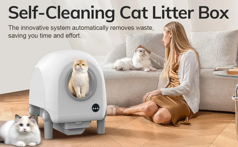 スマート犬用トイレ 静かな清潔システム, 緑 アプリで操作！スマホ対応