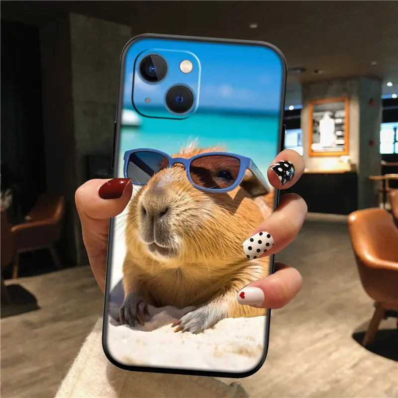 Cartoon Capybara Cute Shell Phone Case