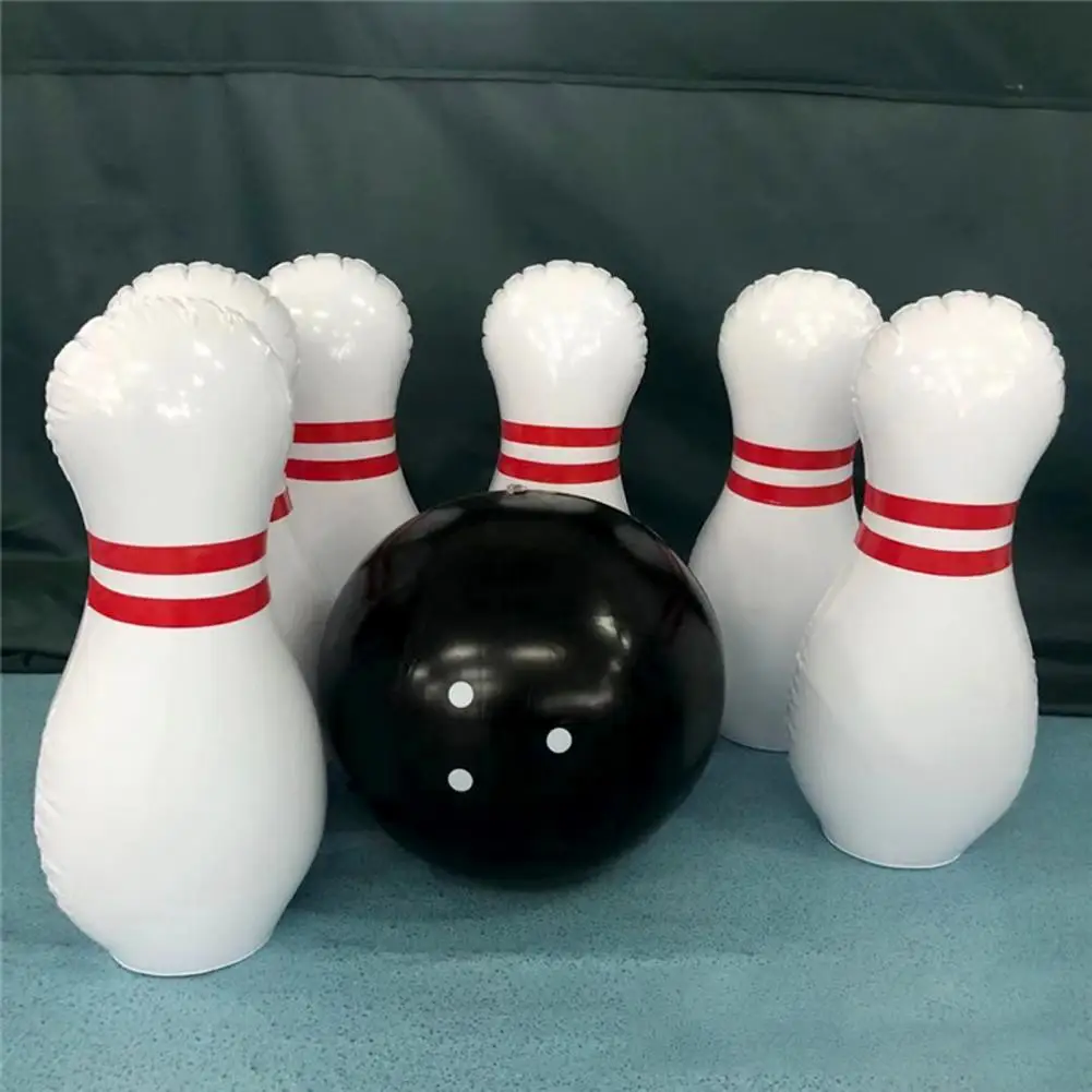 Jeu de Bowling gonflable pour enfants, 1 ensemble, jouets de sport de plein air pour adultes, jeux de pelouse en famille, pour parents et enfants