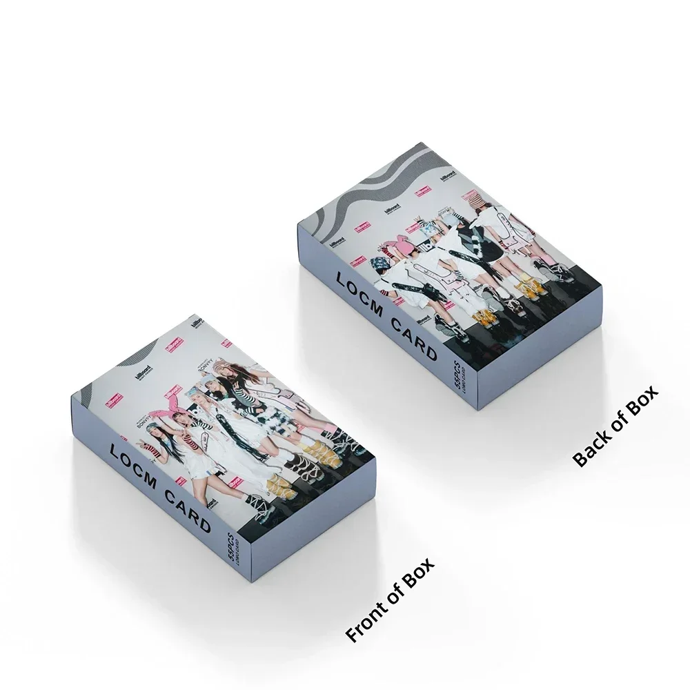 55pcs/set Kpop New Jeans Photo Album Club Attention Lomo Cards HD Jeans Photocards