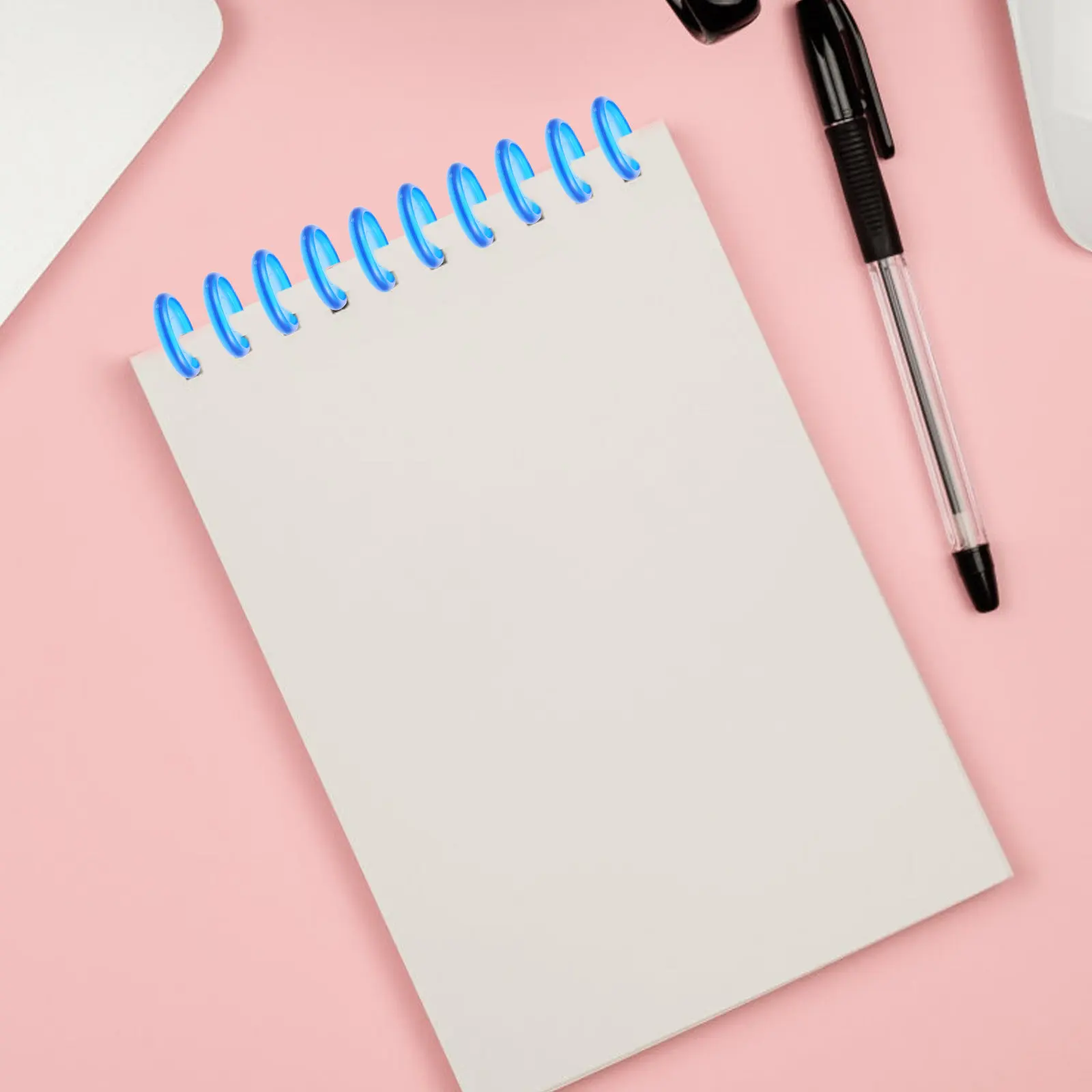 44Pcs 라운드 바인더 링 루스 리프 북 노트북 플래너 용 프리미엄 ABS 플라스틱 바인딩 디스크 플라스틱 바인딩 디스크