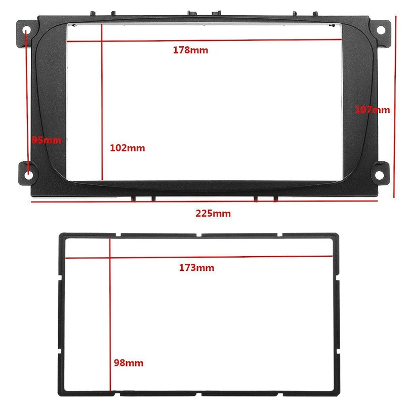  Ŀ II C-Max S-Max ǻ ׷ г  Ʈ   þ ġ ŰƮ  , 2 Din ڵ DVD  