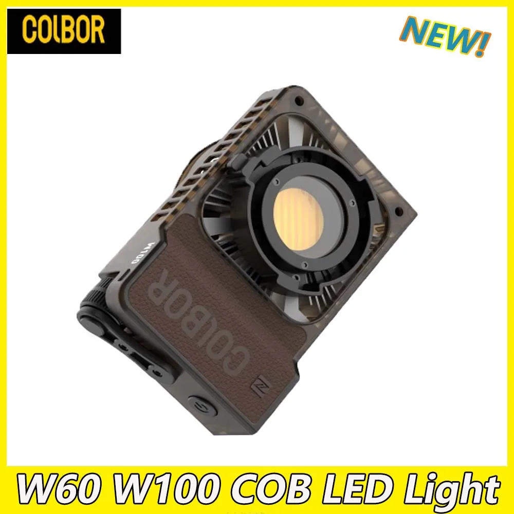 Colbor W60 W100 Cob Led Light Photography Lighting Outdoor Photo Video Shooting Luce Tascabile Portatile Vs Zhiyun X100