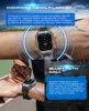 MISIRUN Smart Watch 1000mAh Battery 2.13 Inch AMOLED Screen Men Watch Compass 1ATM Waterproof Bluetooth Call Sports Smartwatch 4