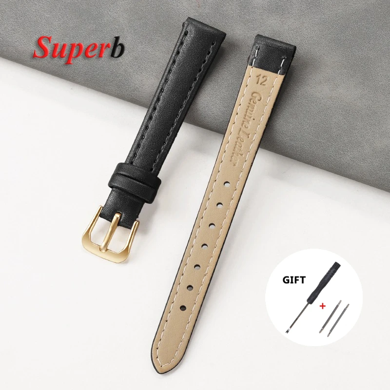 Universal PU Leather Watch Strap - Soft, Elegant Wrist Band