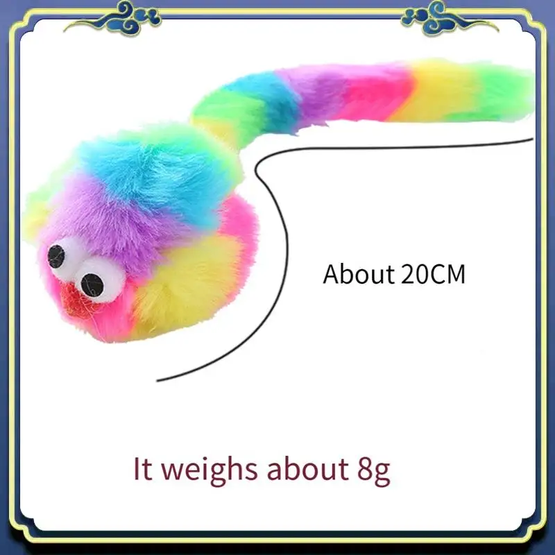 10 Piece Rainbow Plush Mouse Toy Pet Supplies As Shown Includes Rattonite Bite Resistant Interactive Play