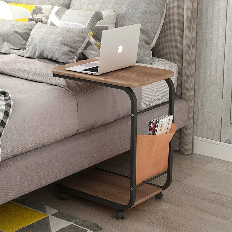 

Mobile Sofa Side Table Floor Wooden Couch Low Hallway Desk Table Bedroom Nightstands Table Basse Pour Salon Home Furniture