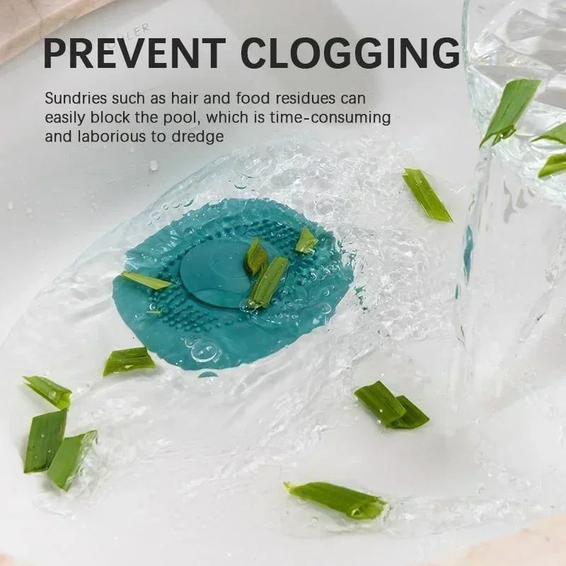 Floor drain filter Kitchen bathroom sink plug Shower filter Drain cover Stopper Sink strainer Drain floor hair catcher
