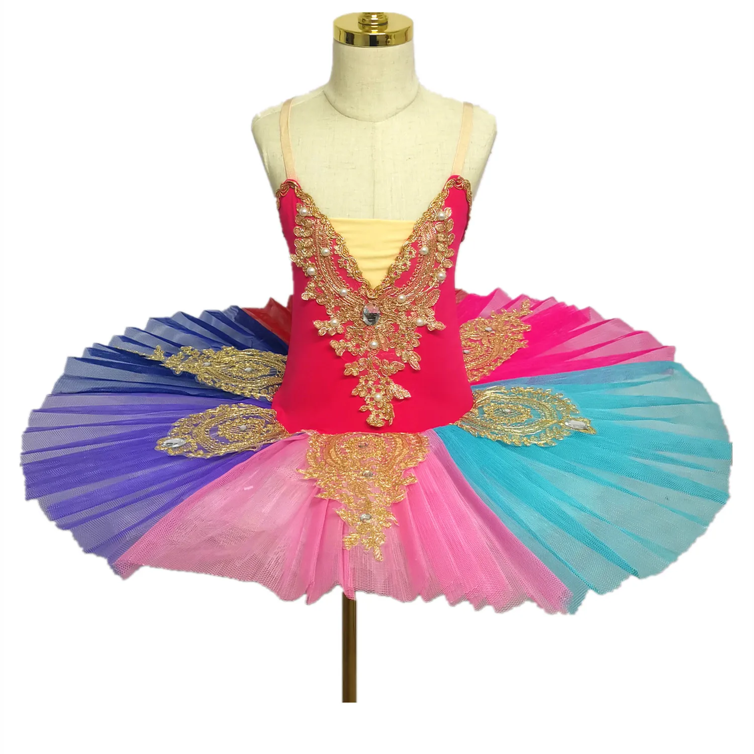 

2022 New Professional Ballet Tutus Skirt For Kids Swan Lake Ballet Dress Pancake Tutu Leotard Ballet Clothing For Girls