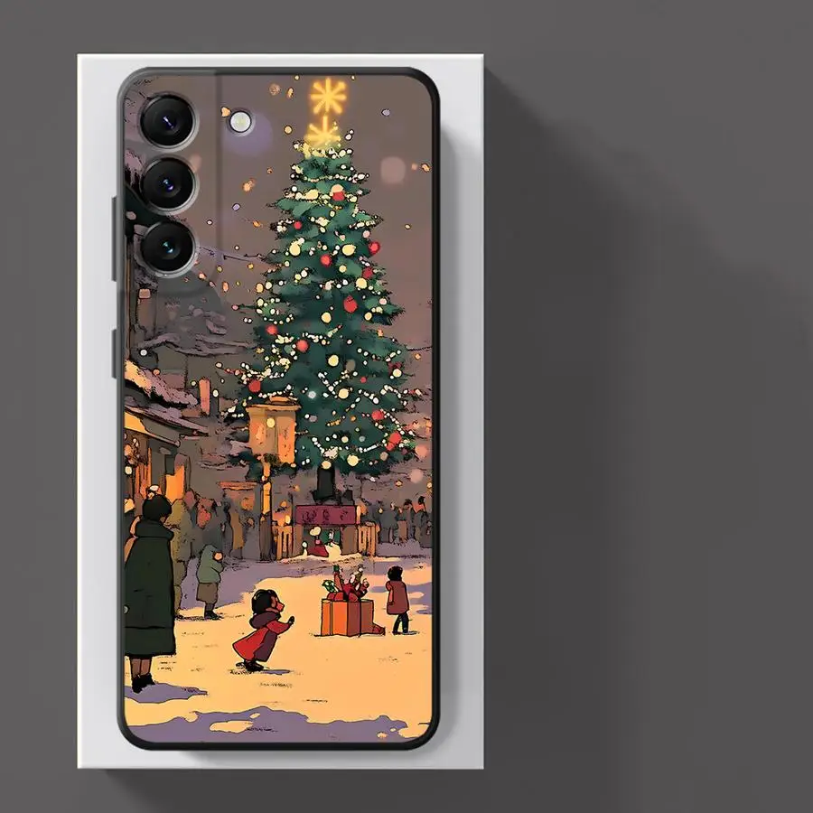 Christmas Town Festive Phone Case - Holiday-Themed Protective Cover