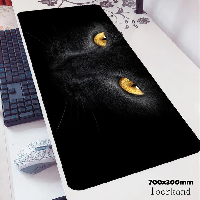 Alfombrilla de ratón de gato tigre león para Gamer, alfombrillas de ratón grandes alfombrillas de escritorio, alfombra suave computadora portátil, alfombrilla de ratón escritorio de oficina _ -