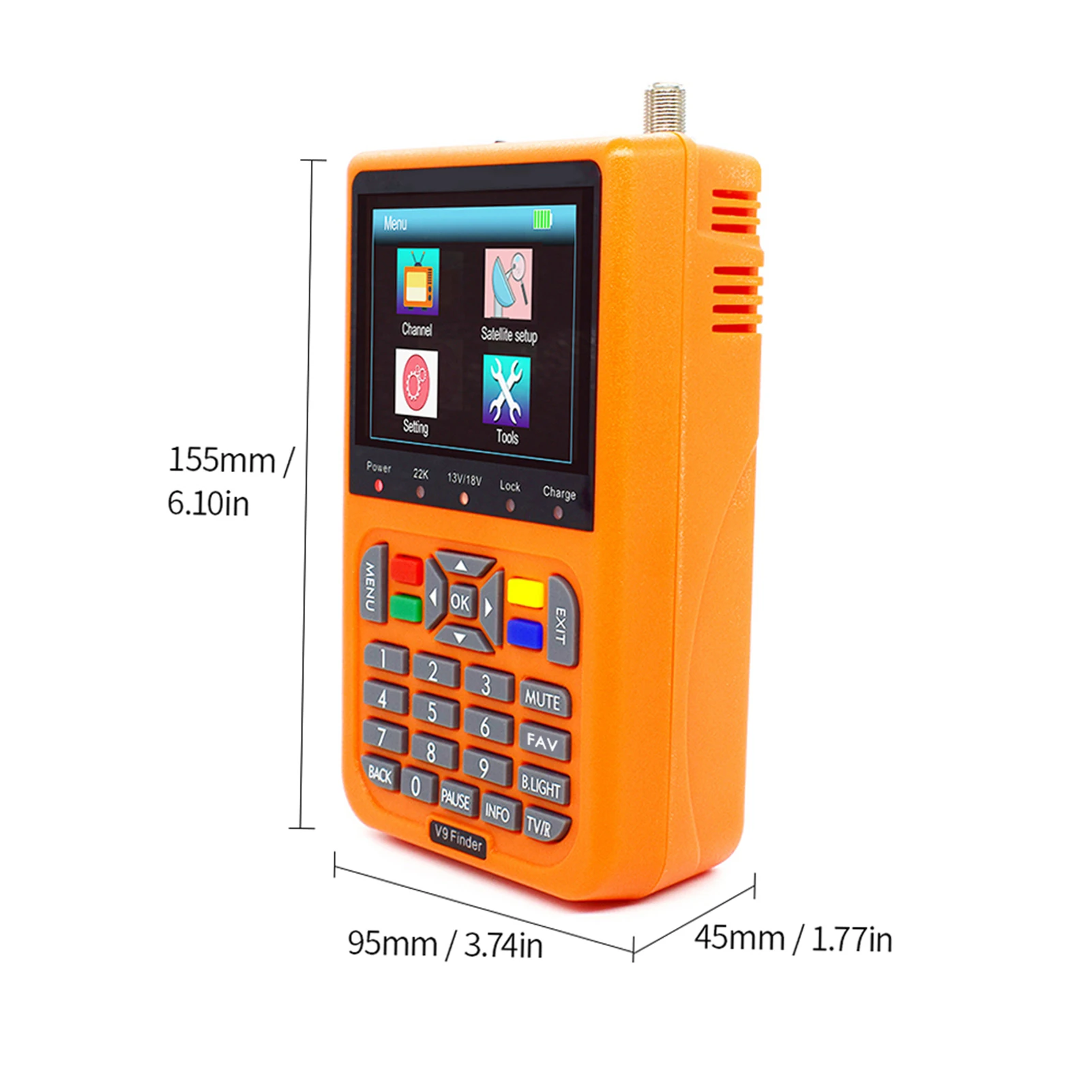 V9 Finder Digital Satellite Finder LCD Satellite Digital Signal Meter Meter