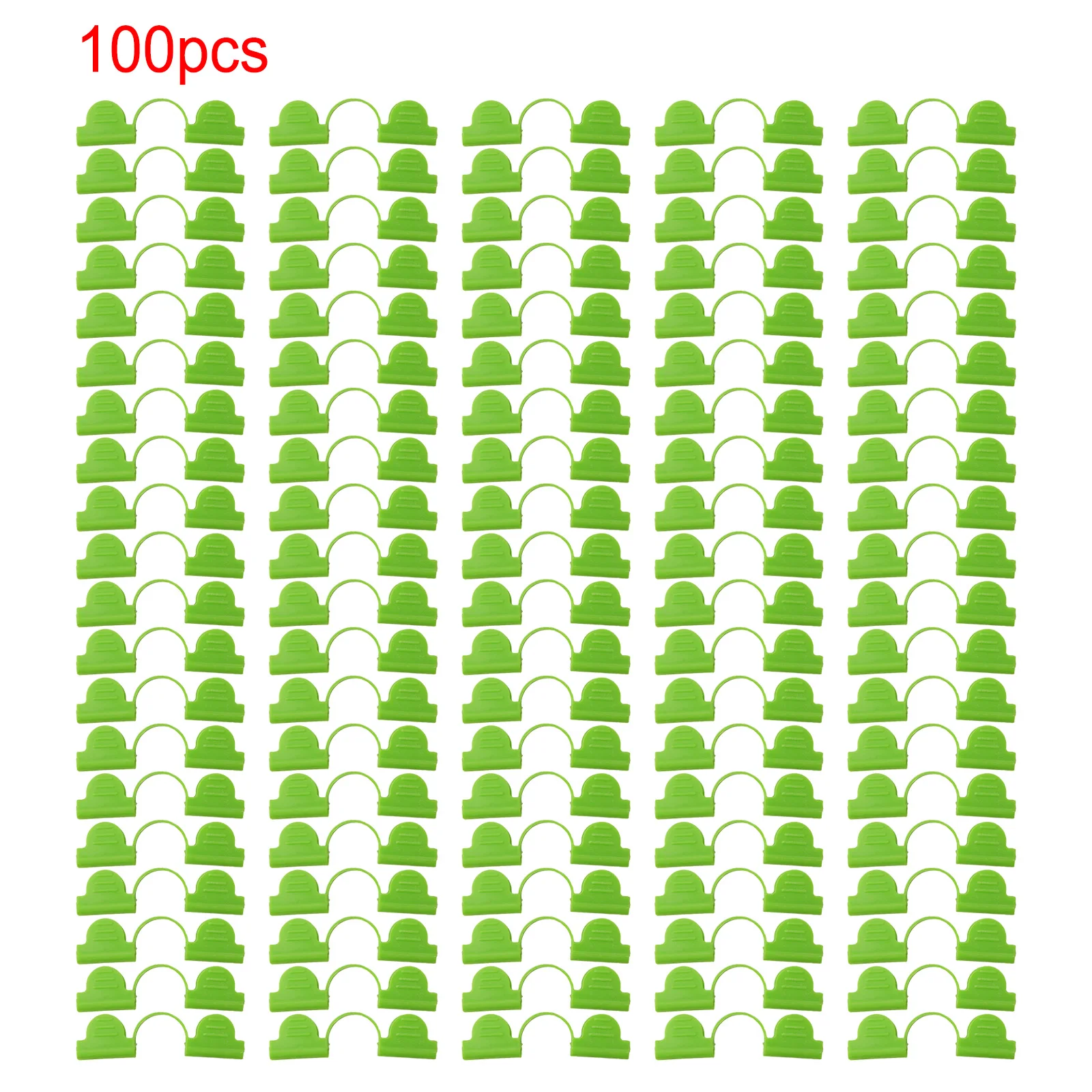 

100pcs Greenhouse Film Clamps Garden Frame Plant Support For Season Plant Extension Support 4/5/6/7mm Planting Tools