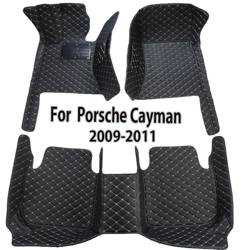 

Car Floor Mats For Porsche Cayman 2009 2010 2011 Custom Auto Foot Pads Automobile Carpet Cover Interior Accessories