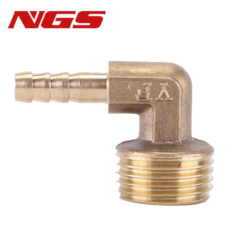 Hose Barb Connector Male Thread 1/4''1/2'' 3/4'' 1-1/4 ''1-1/2'' 1'' 2'' Brass Water Pipe Fittings Copper Coupler Adapter