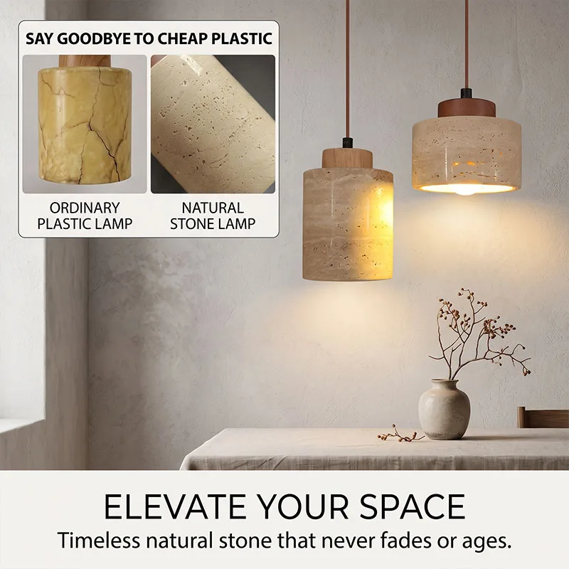 Wabi-Sabi Bedside Pendant Lamp 4