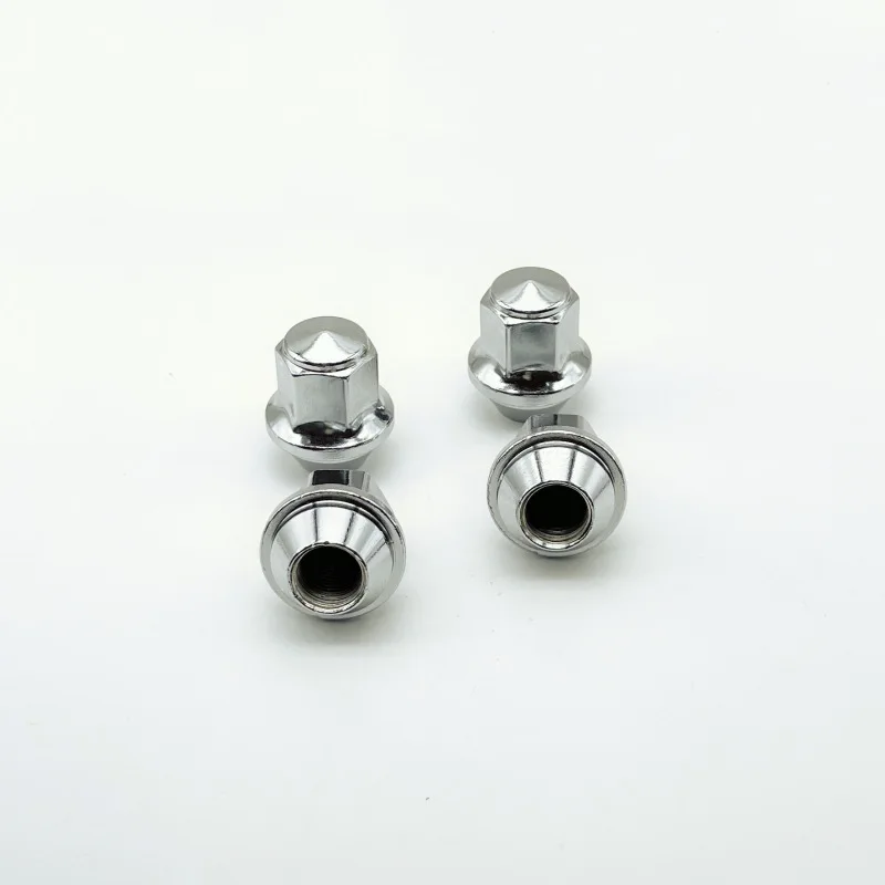 Wheel Nuts for Ford Mustang Ford edge M14x1.5 key 21mm hex 37mm Tall edge Wheel Nuts Sliver