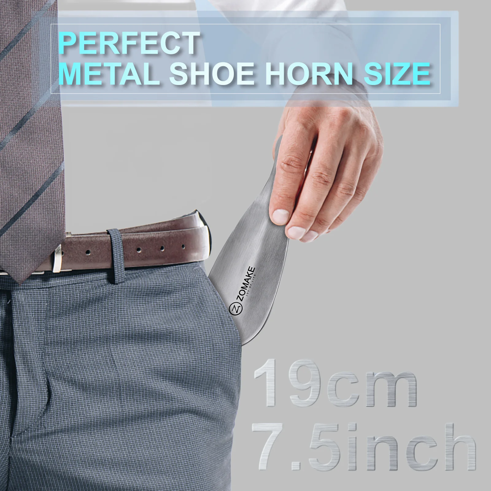 Pro Fitter CORNO IN METALLO PER SCARPE / 7,5 / Calzascarpe