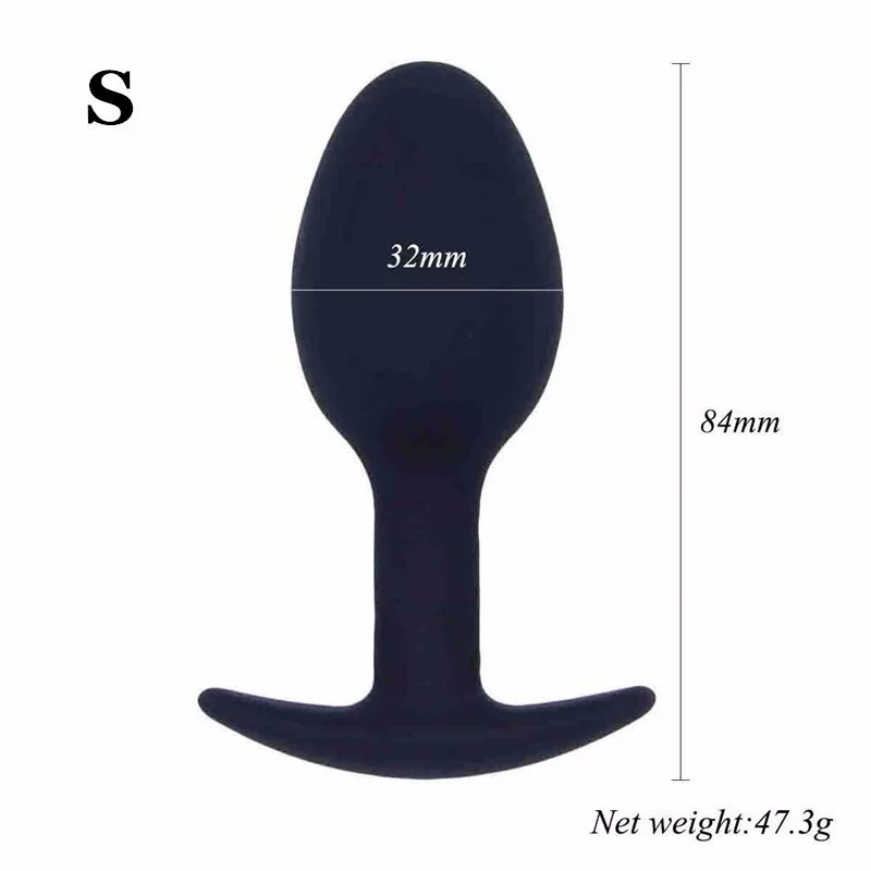 Silicone Wearable Anal Beads Plug With Metal Ball Inside Prostate Massager Butt Plug l Ball Anal Sex Toy_voghion.com
