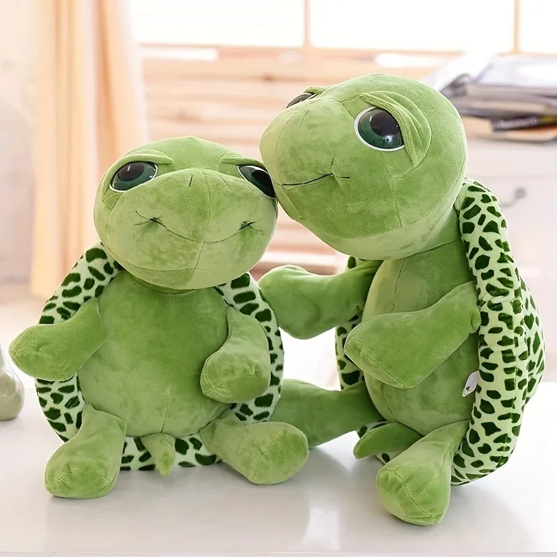 

1pc Cute Sea Turtle Plush Doll Kawaii Soft Stuffed Animal Doll Throw Pillow Birthday Christmas Gifts Living Room Decoration