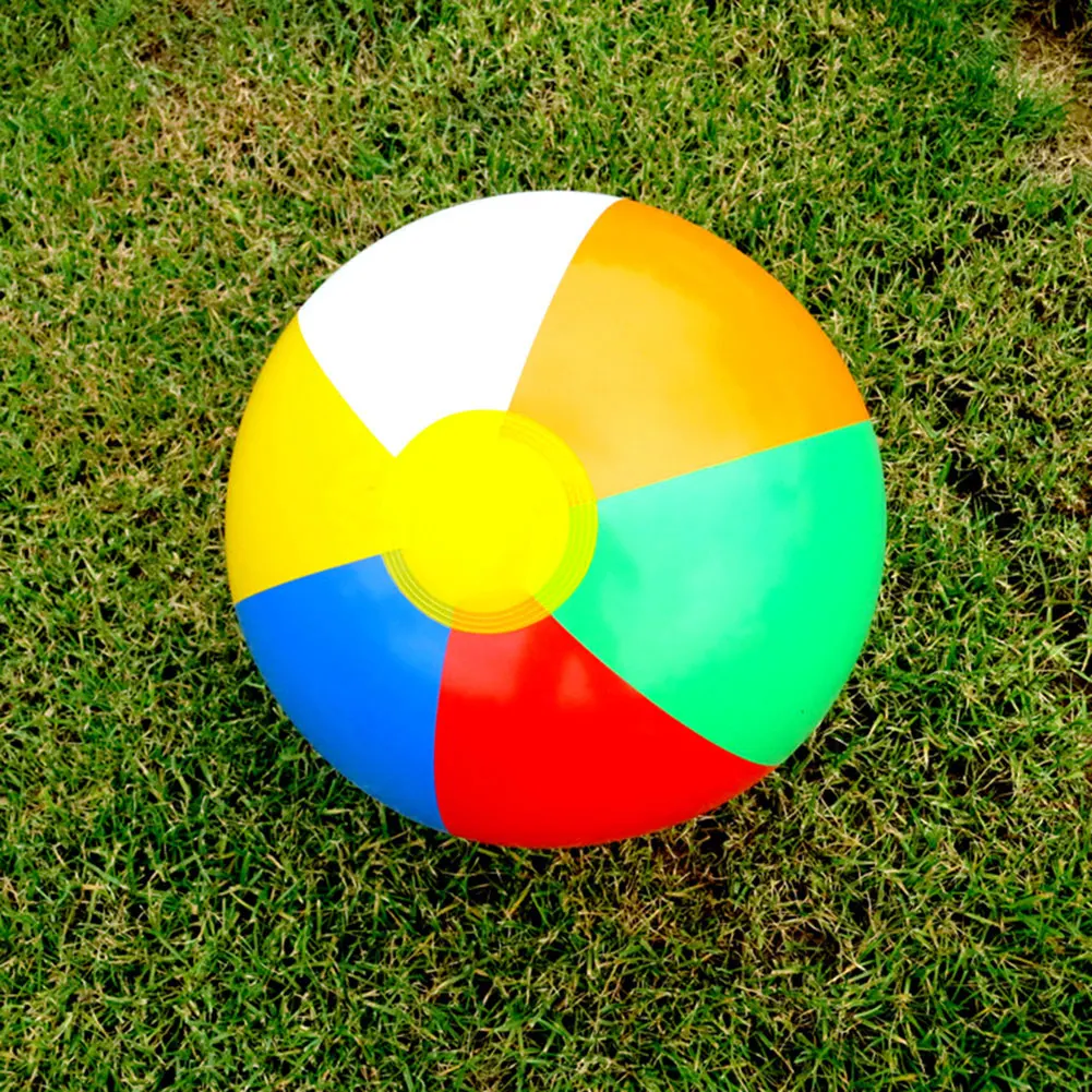 2Pcs 30cm Inflatable Beach Ball PVC Summer Swimming Water Game Fun Toys