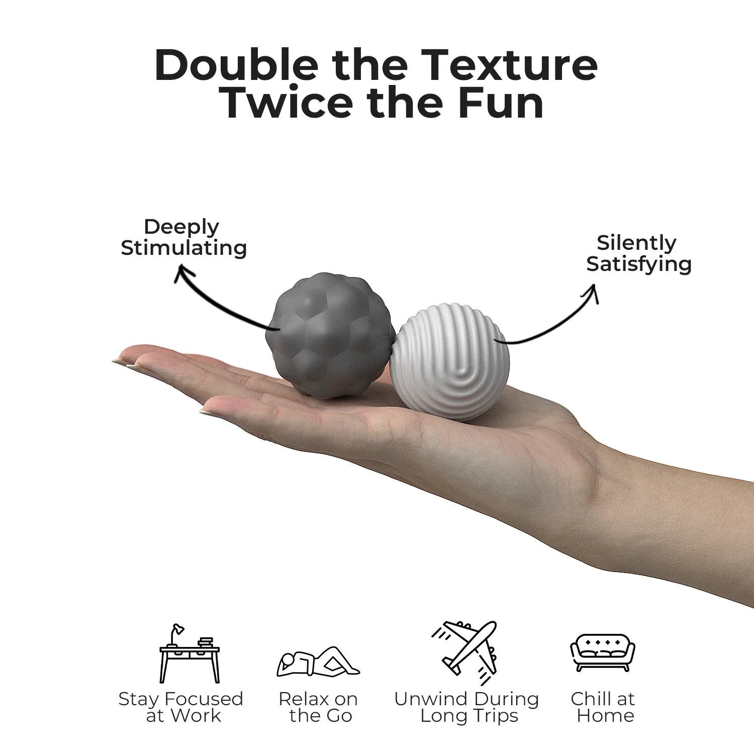Silicone Sensory Magnetic Ball Fidgeting Toy Stress Relief Fingertip Activity Small Decoration Toys Office Home Miniature Model
