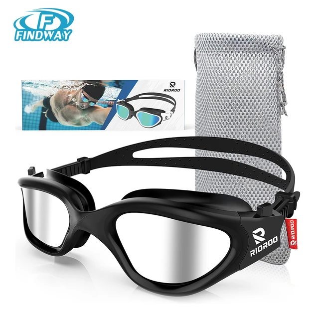 Gafas de natación profesionales para hombre y mujer, lentes de piscina  impermeables, antivaho, protección UV, ajustables - AliExpress