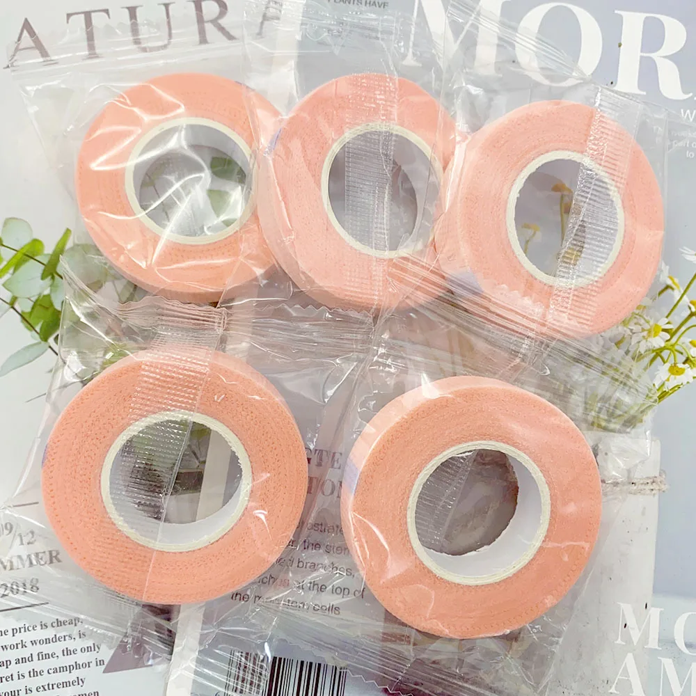 20Rolls Eyelash Tape 9M Breathable Eyelash Extension Paper Tape Colorful Non-woven Cloth Adhesive Patches Under Eye Pads