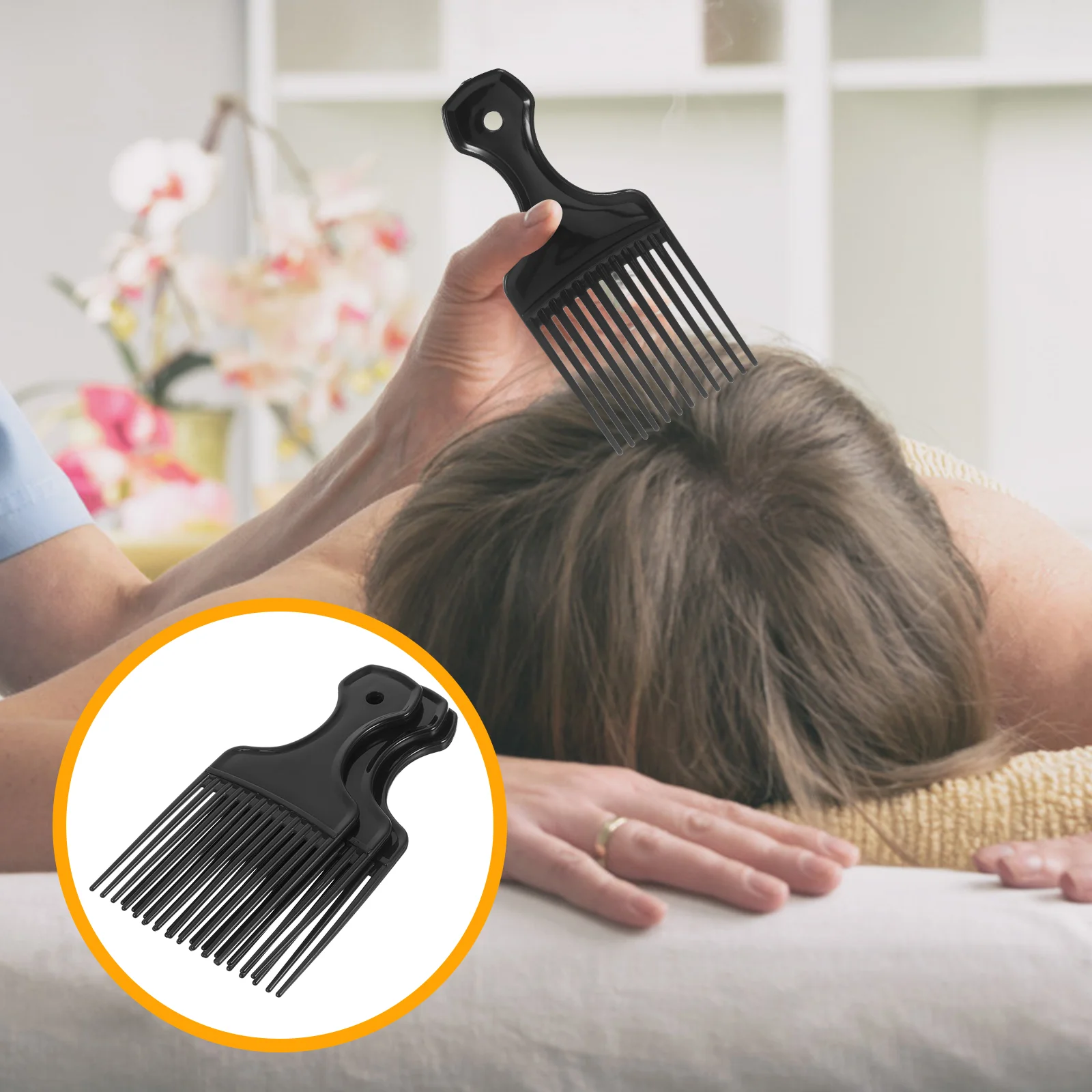 

3Pcs Comb Hair detangler Shower Comb Set Comb Distribute Conditioner pulls out the knots in your hair for and Men