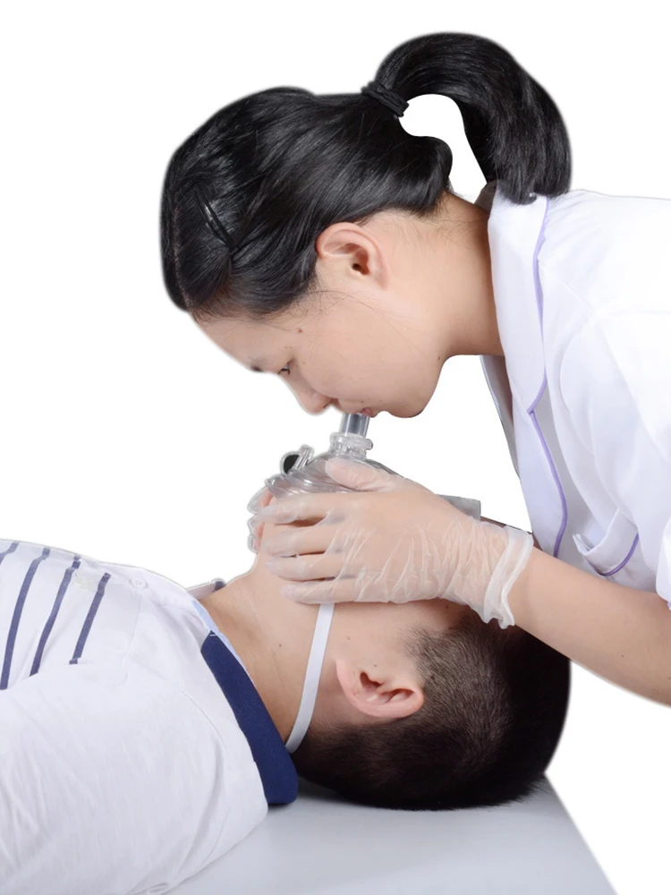 CPR Masks with One-Way Valve Reusable First Aid Mask Mouth to Mouth Rescue First Aid Kit Emergency Rescue Tool