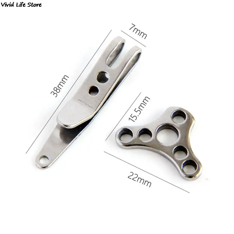 EDC Bag Clip with Key Ring Carabiner 1/5pcs Stainless Steel Outdoor Quicklink Tool