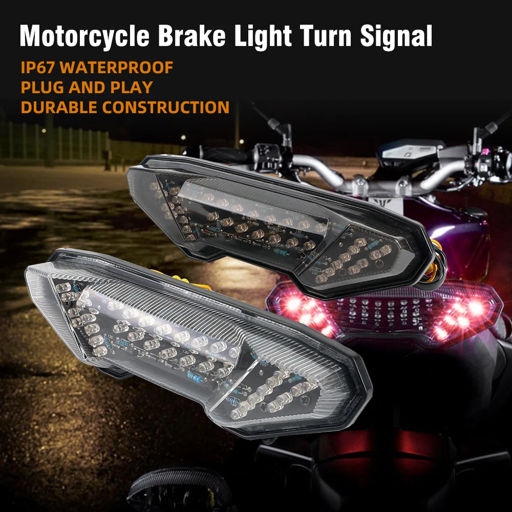 バイクシーケンシャルスイッチバックledテールライトウィンカーフェンダーエリミネーターキットスズキブルバードM109R M90 2006アップ | オートバイのウインカーライト スズ\u0026キ 20 センチメートル 30