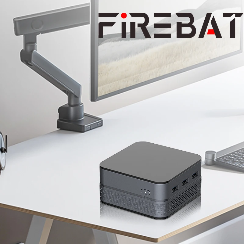 FIREBAT T9 PLUS Intel N100 MINI PC 16GB LPDDR5 512G  Windows 11 BT4.2 WIFI 5 Ultra Small Dual LAN Three HDMI Desktop Computer 5