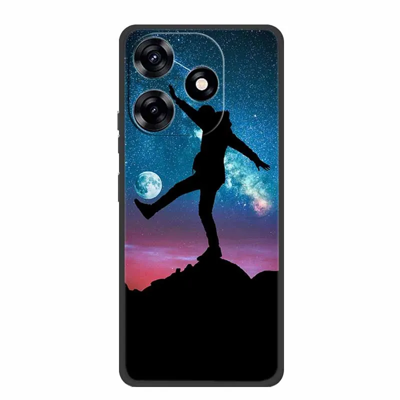 Enhanced Shockproof Black Silicone Phone Case - Stylish & Durable Back Cover Coque