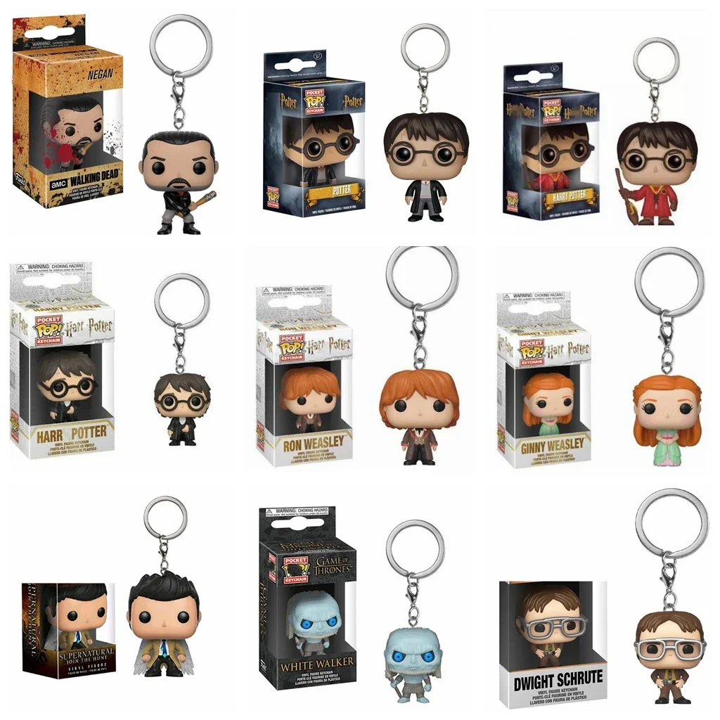 thumbnail image 4 of FUNKO POP Doctor Llavero Juguete Hermione Dobby TRONOS Snape DW RON GINNY WEASLEY Voldemort Muñeca de vinilo JUEGO DE Jon Snow Juguete L04, 4 of 5