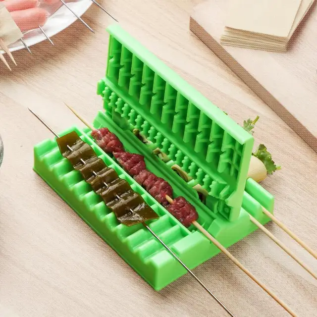 Multifunction Bbq Hús Nyárs Gép Húros Műtárgyak Viselj Étel Húsvágó Eszköz Nyársa Marhahúsos Sertéskészítő Szerszámok