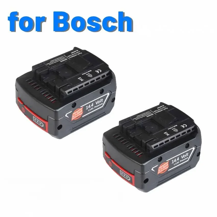 

2023 14.4V Rechargeable Lithium Ion Battery for Bosch 14.4V Backup Battery Portable Replacement BAT607,BAT607G,BAT614G